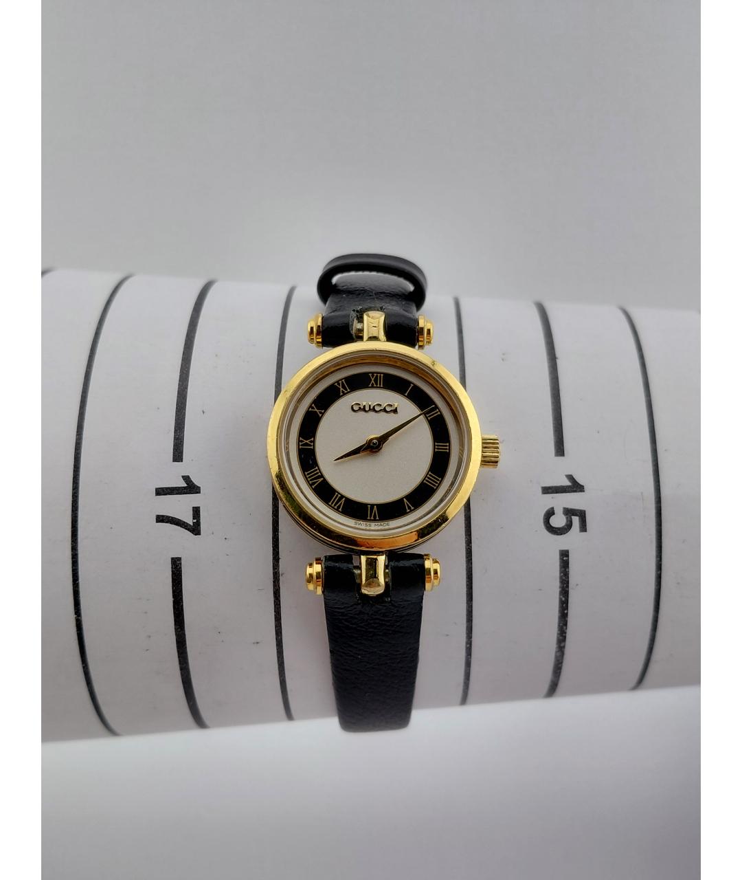 GUCCI Золотые стальные часы, фото 6