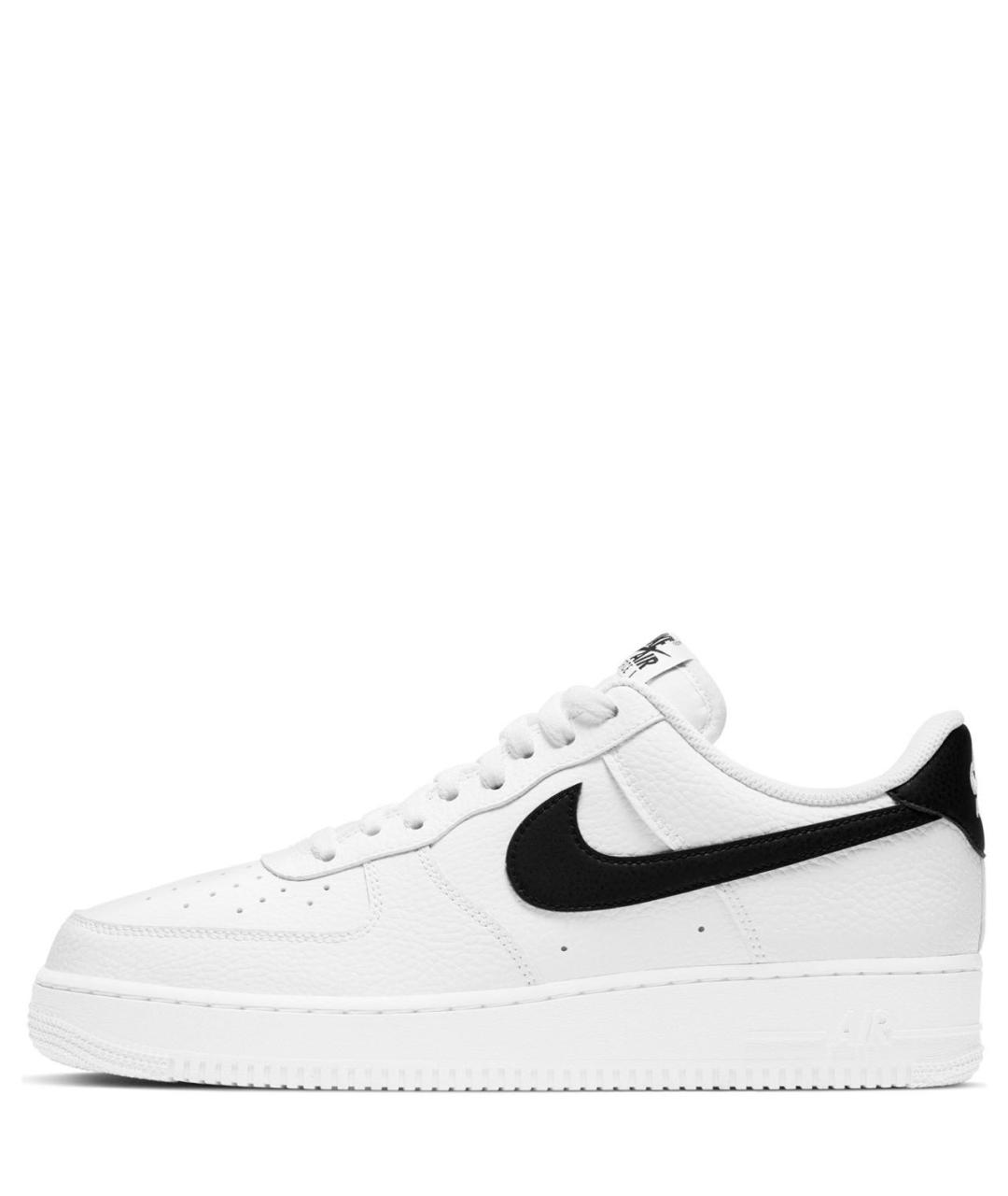 NIKE Белые кожаные низкие кроссовки / кеды, фото 7