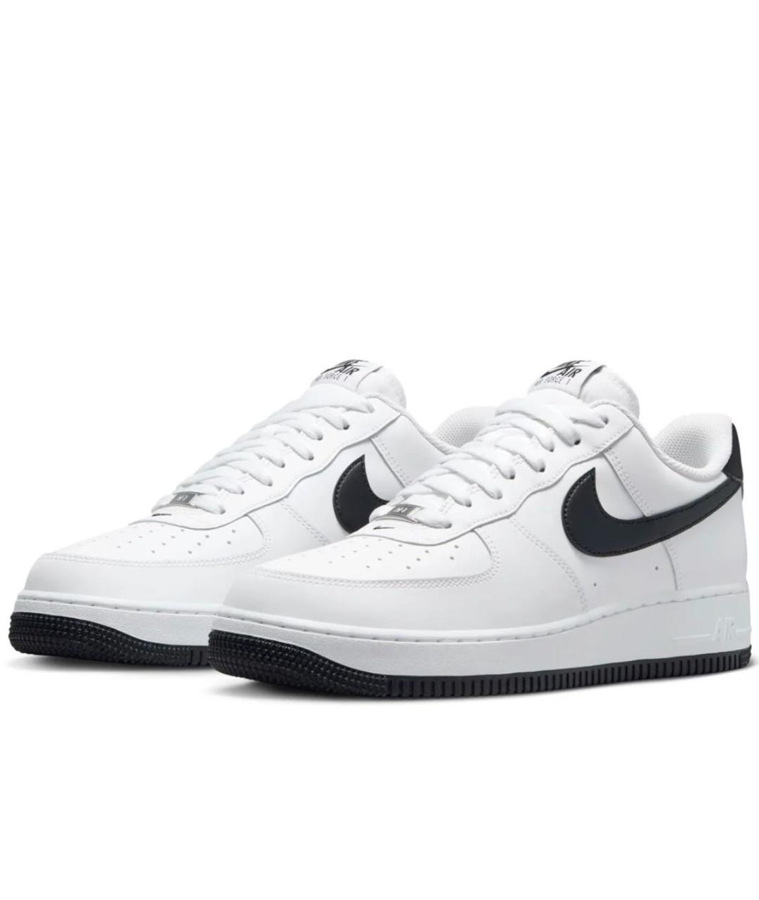 NIKE Белые кожаные кроссовки, фото 4