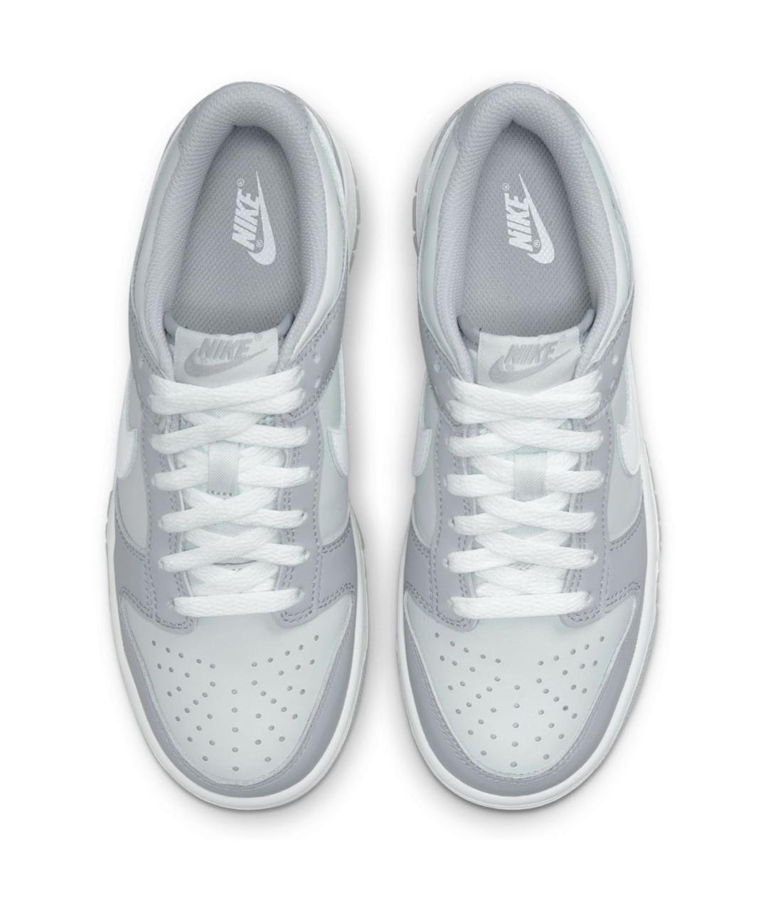 NIKE Серые кожаные кроссовки, фото 7