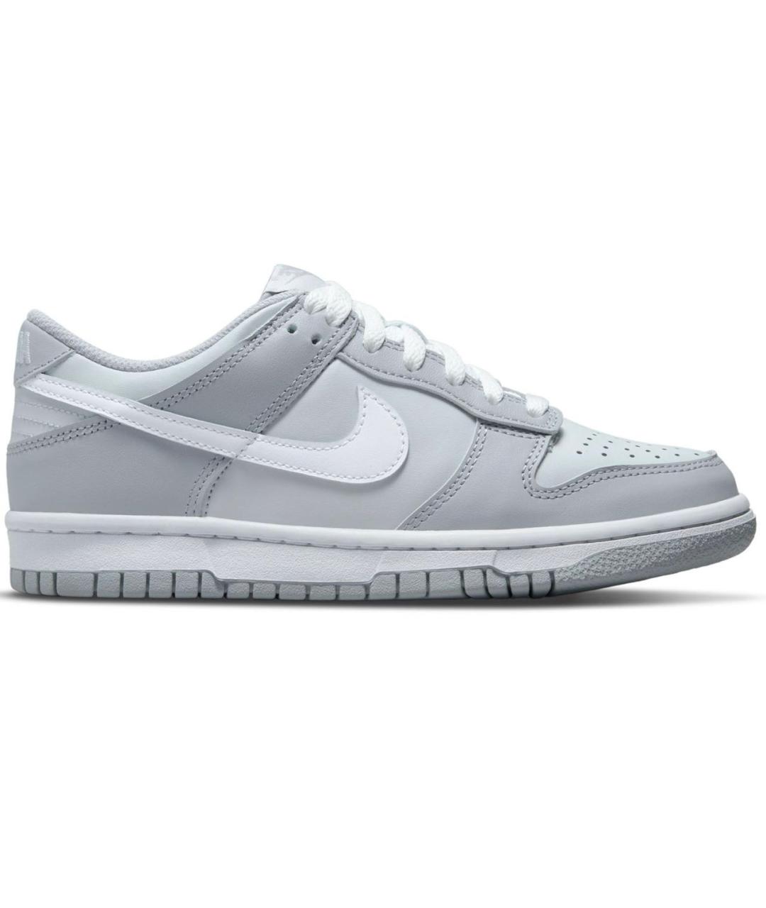 NIKE Серые кожаные кроссовки, фото 9