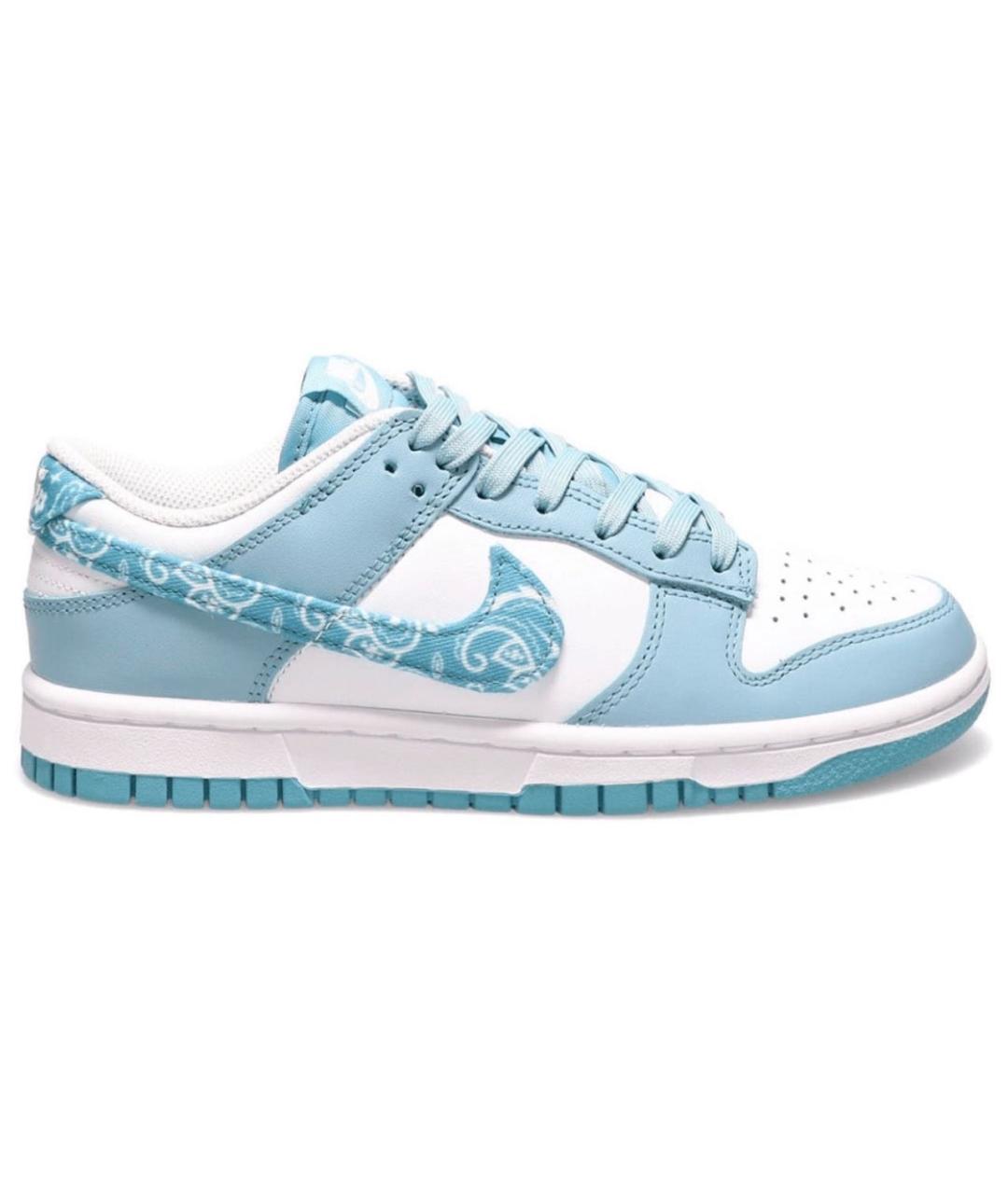 NIKE Голубые кожаные кроссовки, фото 9