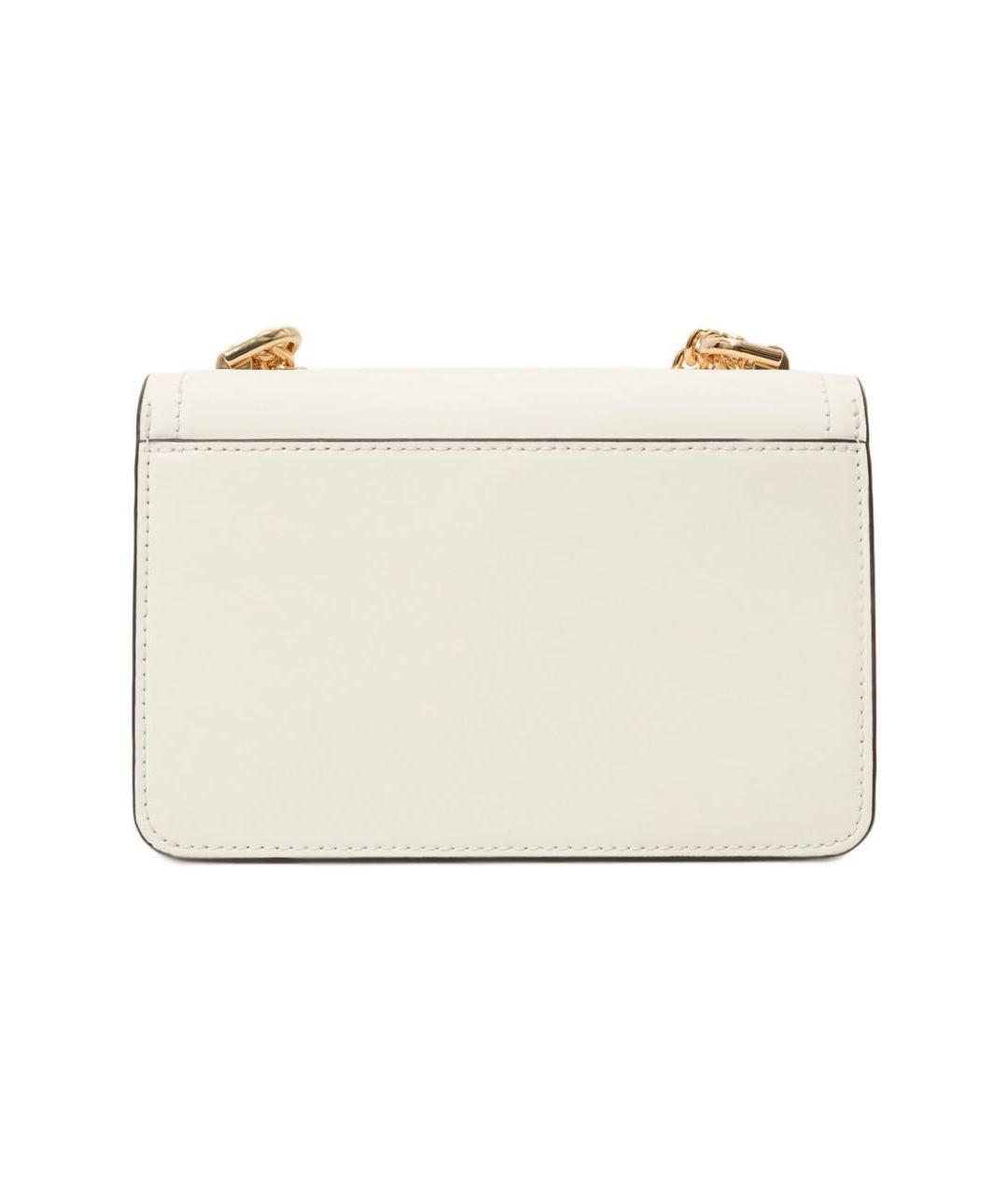 MICHAEL KORS Белая кожаная сумка через плечо, фото 4