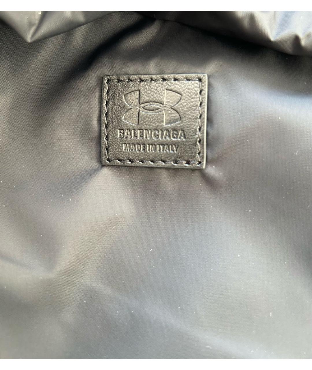 BALENCIAGA Черный кожаный рюкзак, фото 4