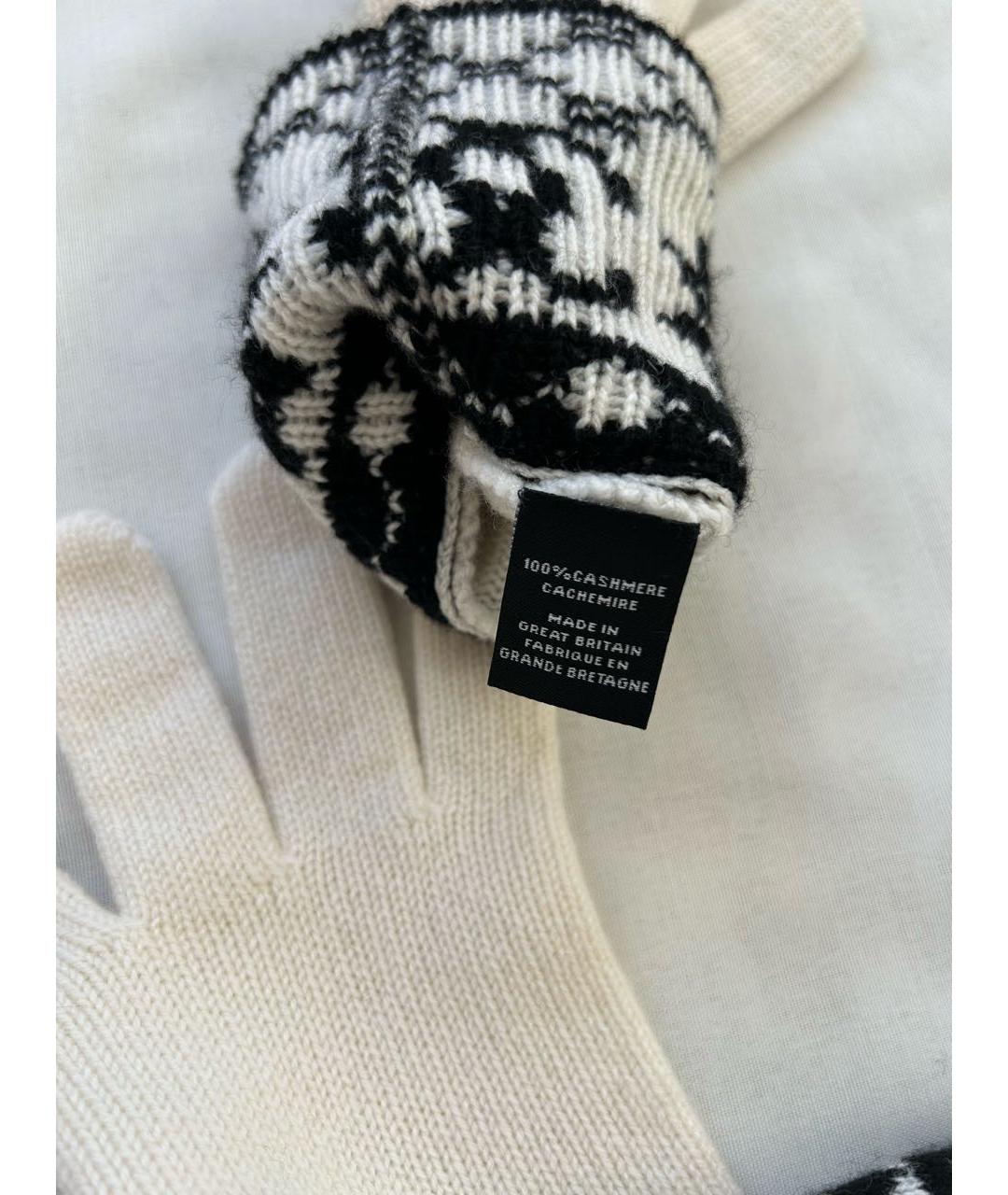 CHANEL Белая кашемировая шапка, фото 4