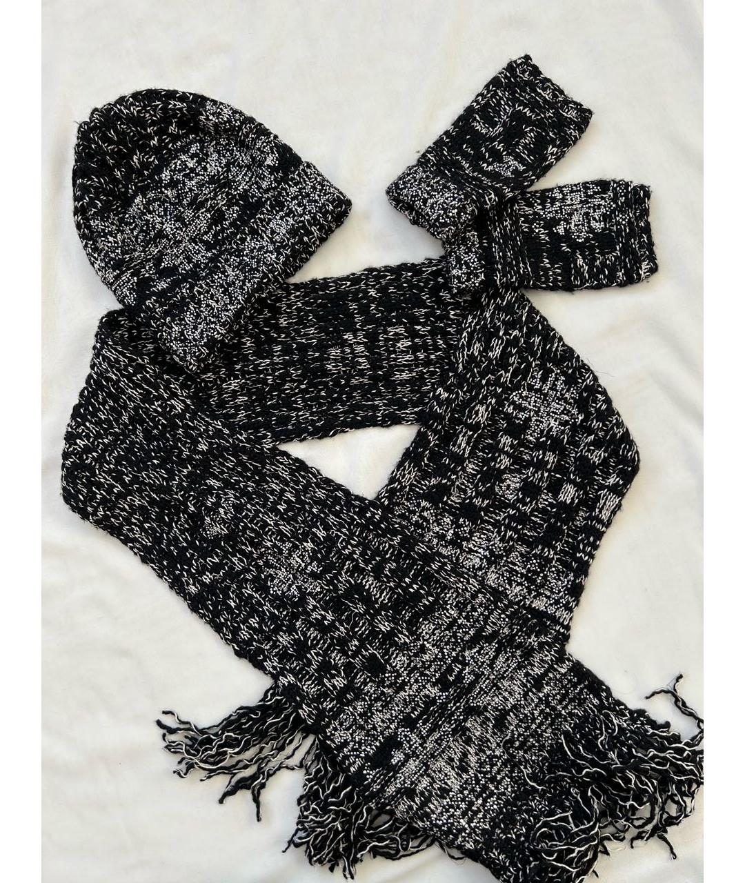 CHANEL Черная шапка, фото 2