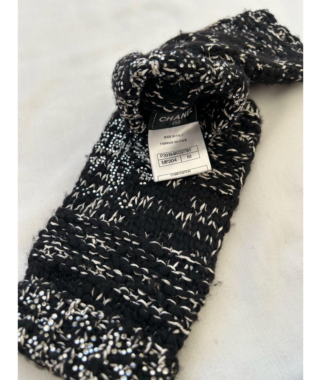 CHANEL Черная шапка, фото 3