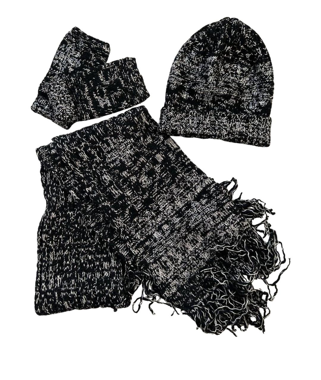 CHANEL Черная шапка, фото 1