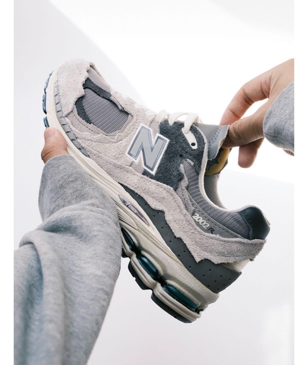 NEW BALANCE Серые текстильные кроссовки, фото 4