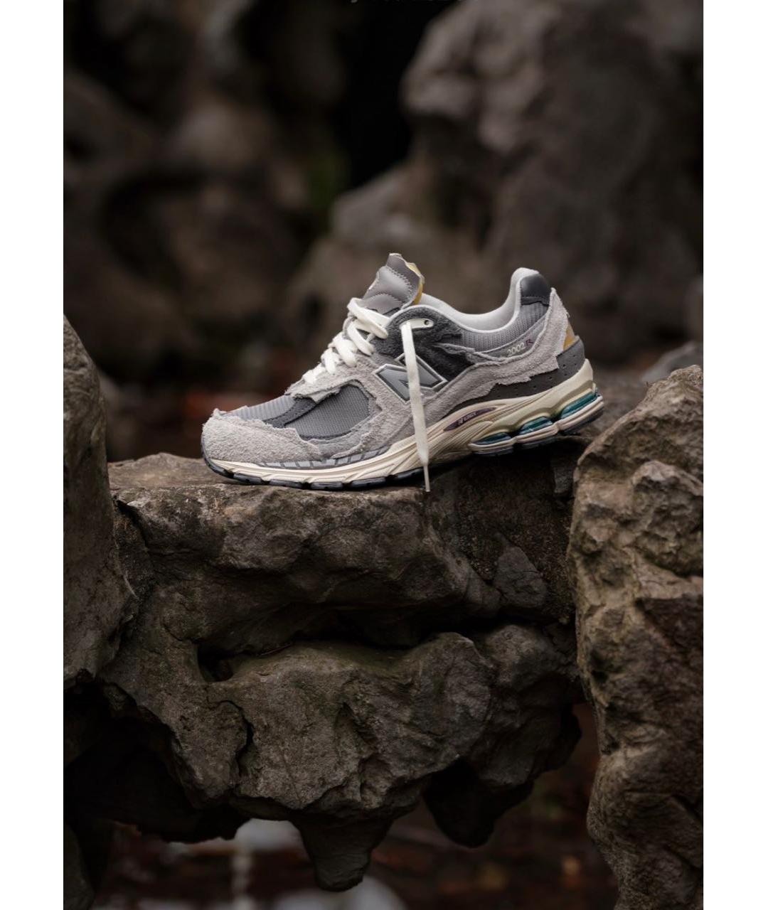 NEW BALANCE Серые текстильные кроссовки, фото 5