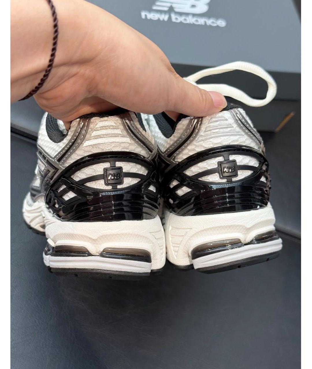 NEW BALANCE Белые текстильные кроссовки, фото 6