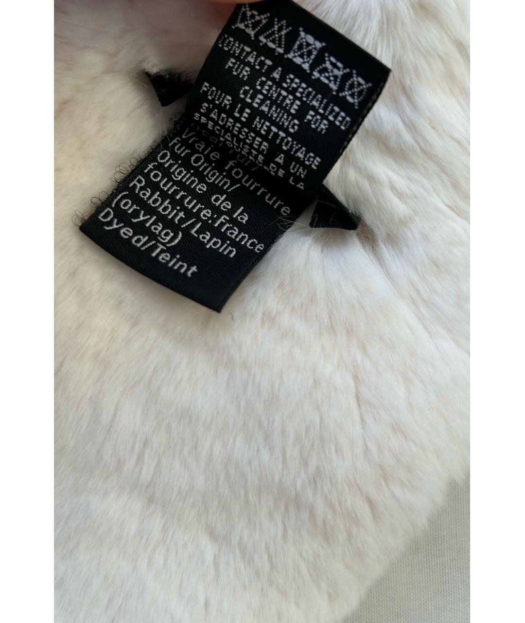 CHANEL Белый шарф, фото 2