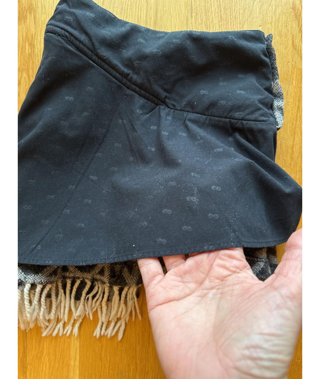 CHRISTIAN DIOR Серая шерстяная юбка, фото 5