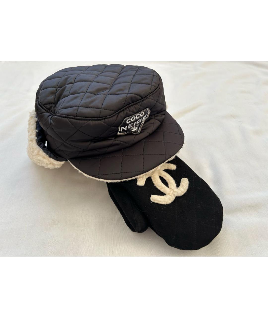 CHANEL Черная шапка, фото 9