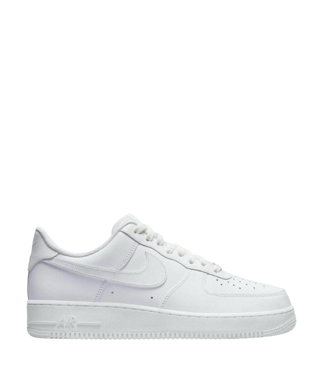 NIKE Белые кожаные кроссовки, фото 1