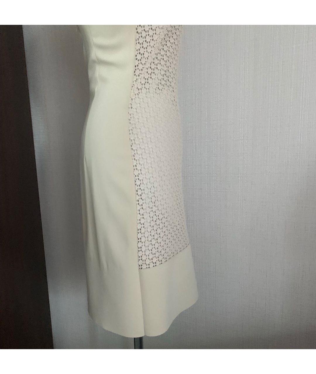 AKRIS Бежевое коктейльное платье, фото 3