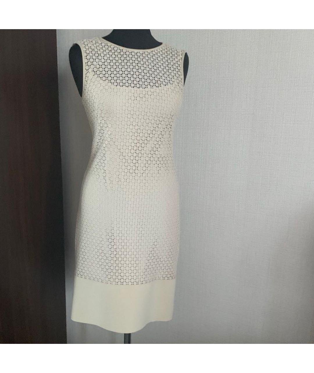 AKRIS Бежевое коктейльное платье, фото 2