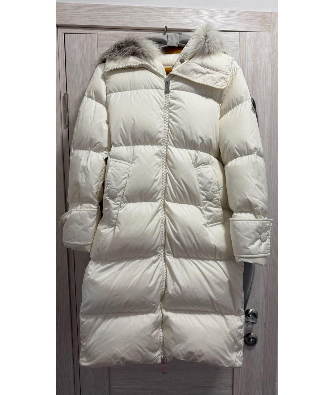 MONCLER Белый пуховик, фото 7