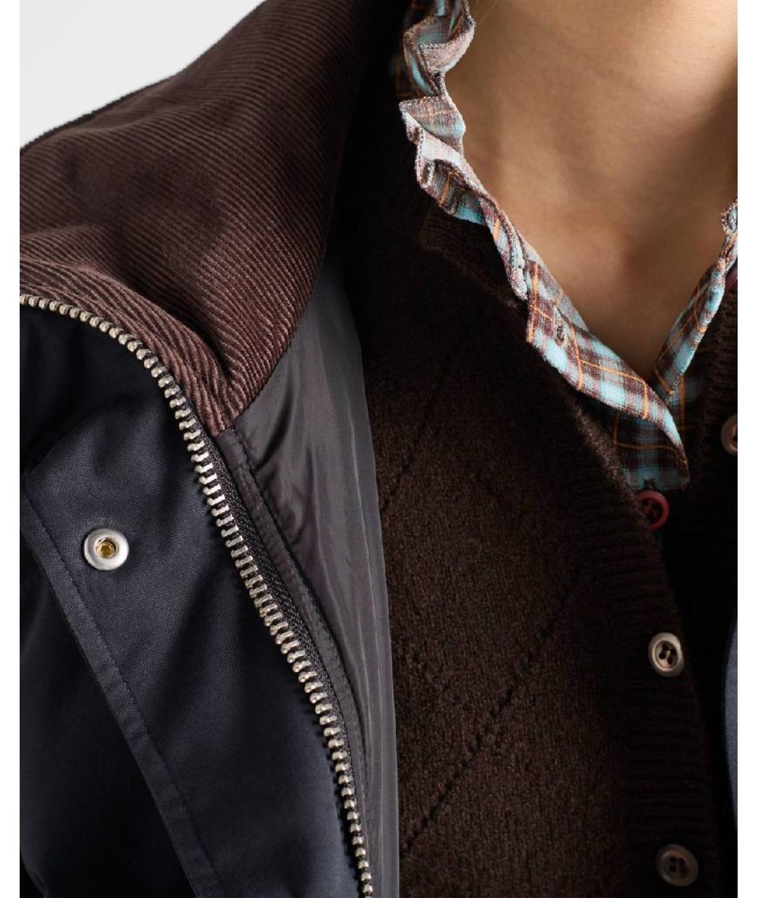 PRADA Черная полиамидовая куртка, фото 5