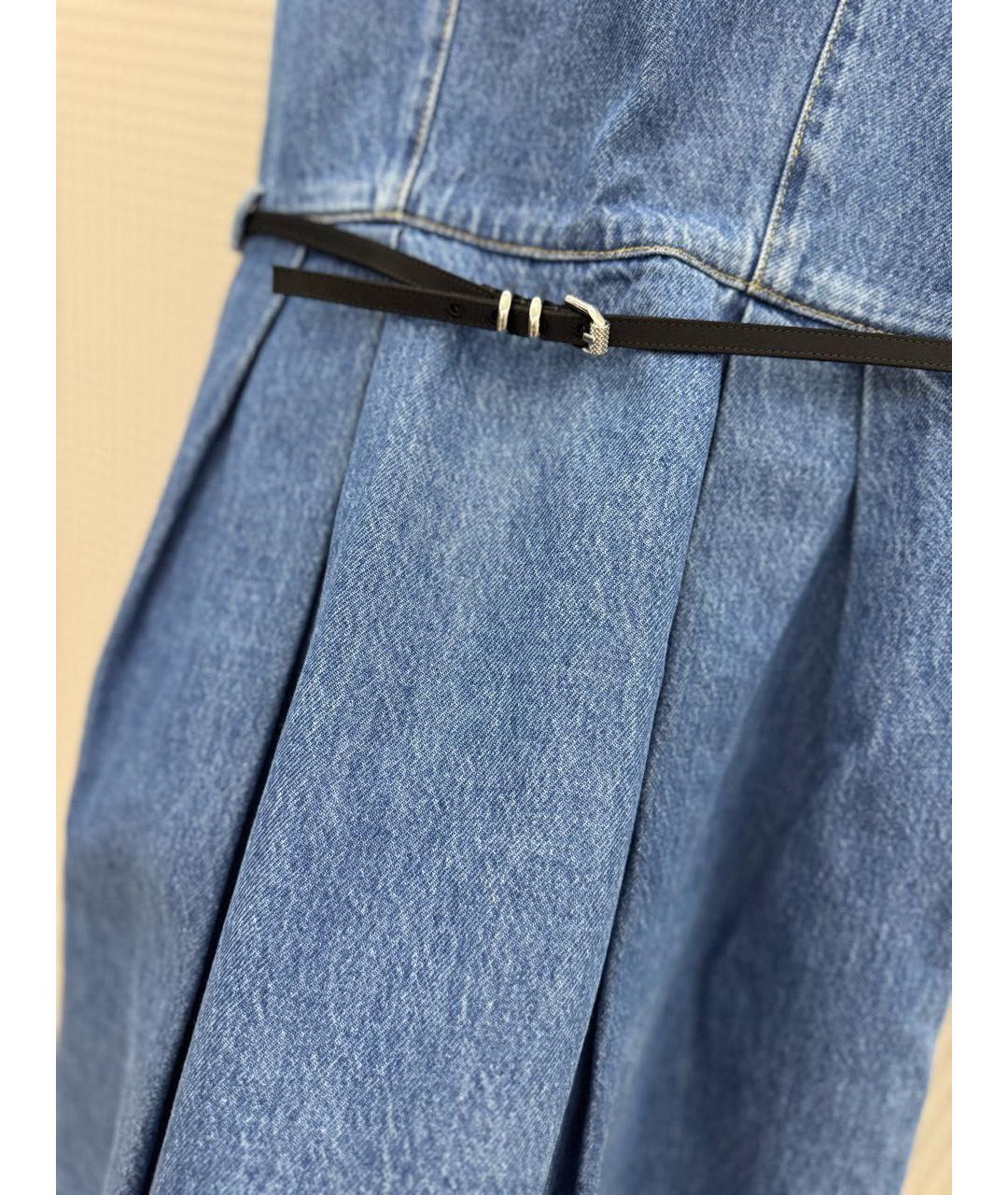 GIVENCHY Синий деним сарафан, фото 4