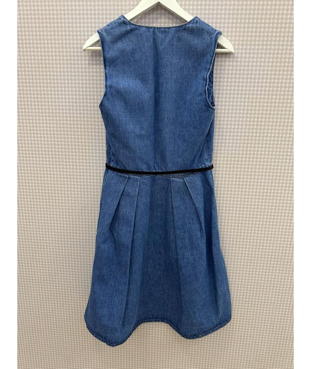 GIVENCHY Синий деним сарафан, фото 2