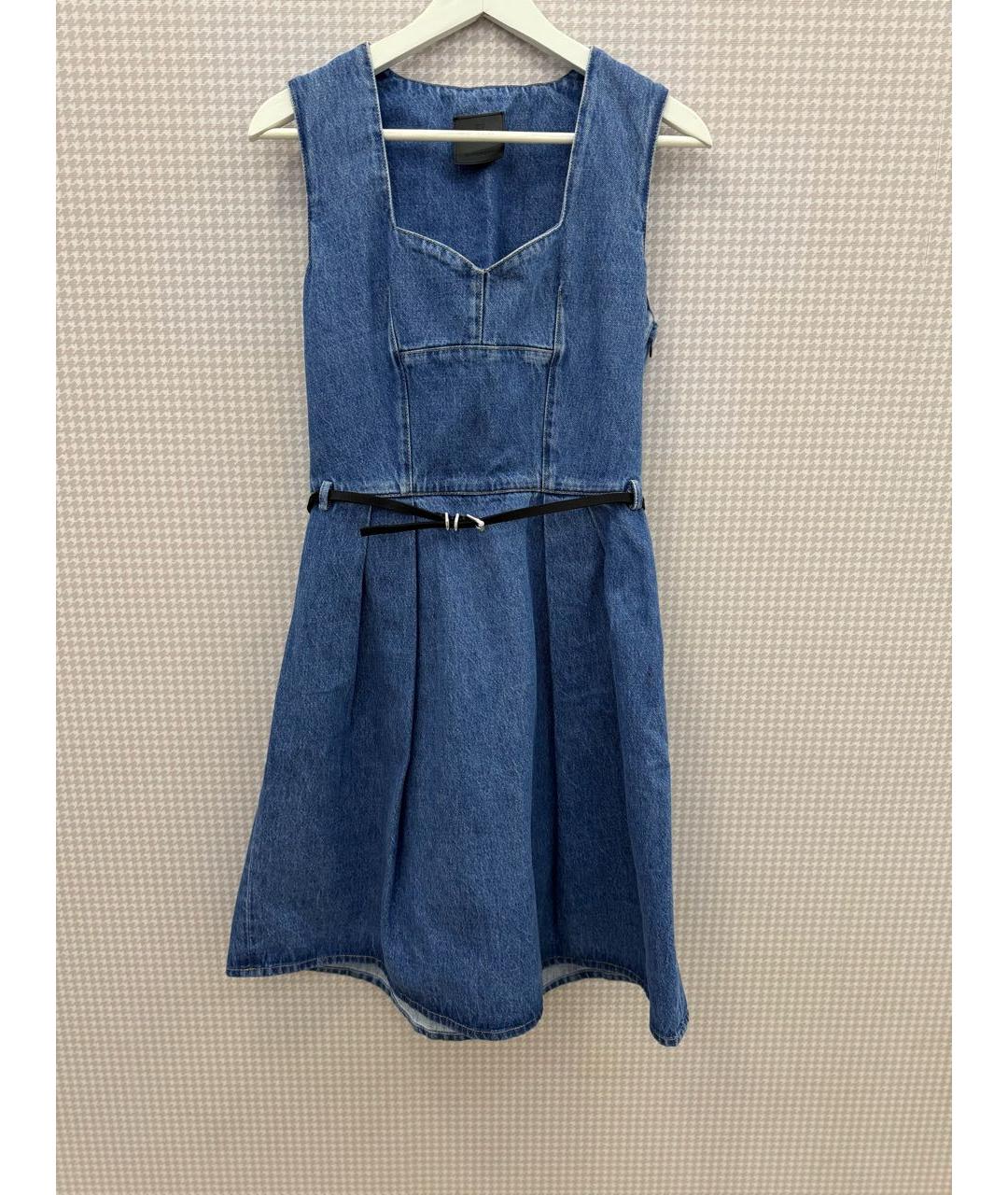 GIVENCHY Синий деним сарафан, фото 6