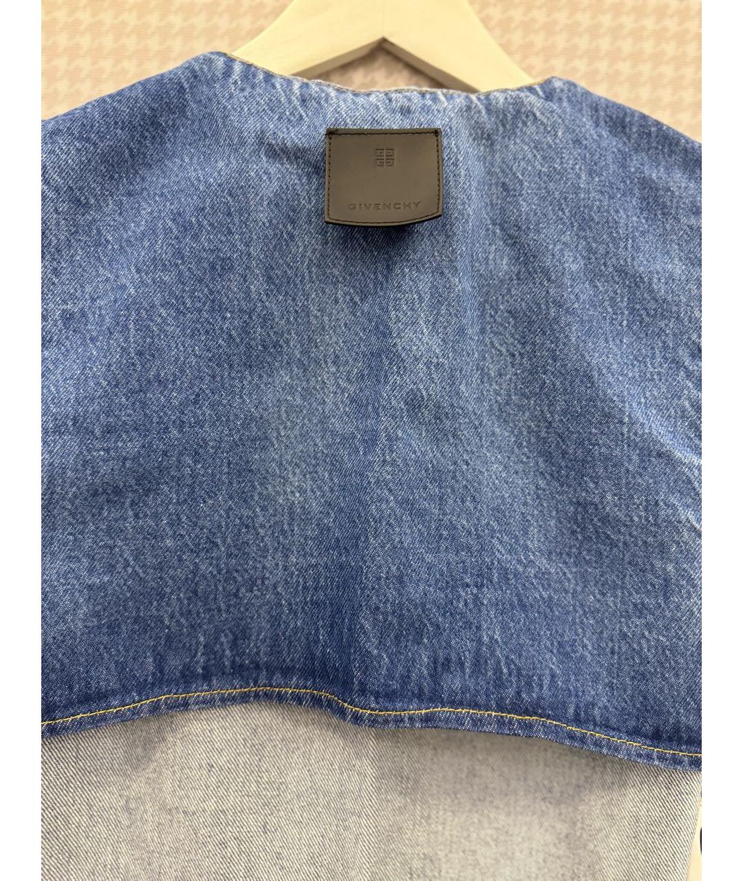 GIVENCHY Синий деним сарафан, фото 3