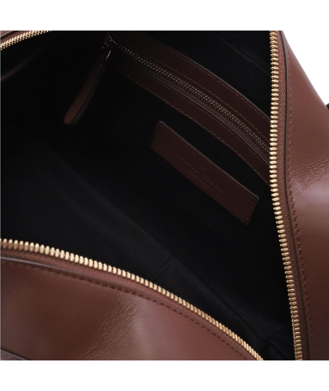 LOULOU STUDIO Коричневая кожаная сумка тоут, фото 6