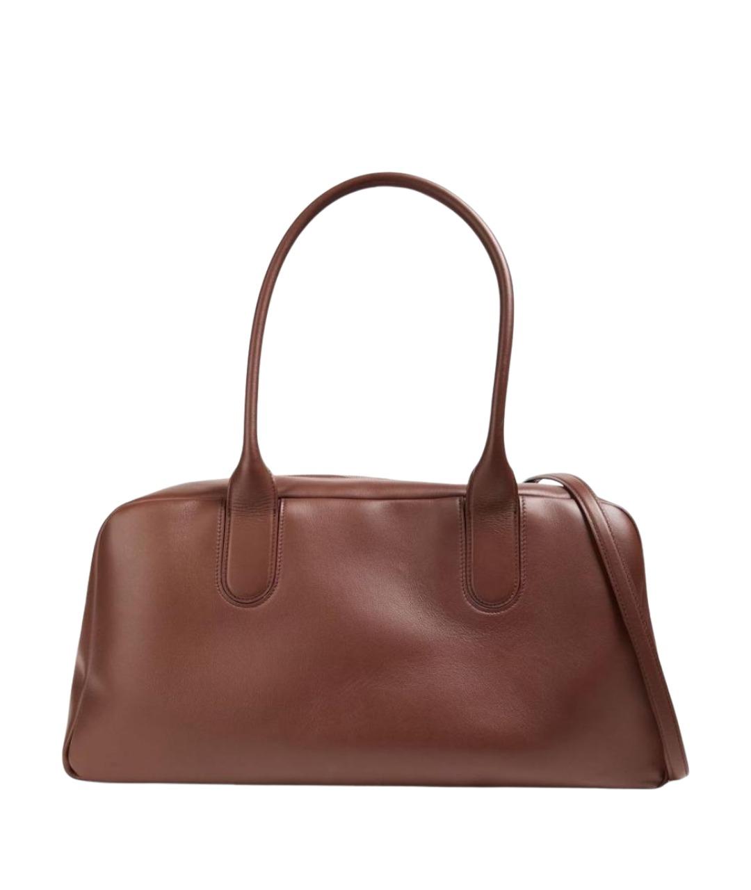 LOULOU STUDIO Коричневая кожаная сумка тоут, фото 1