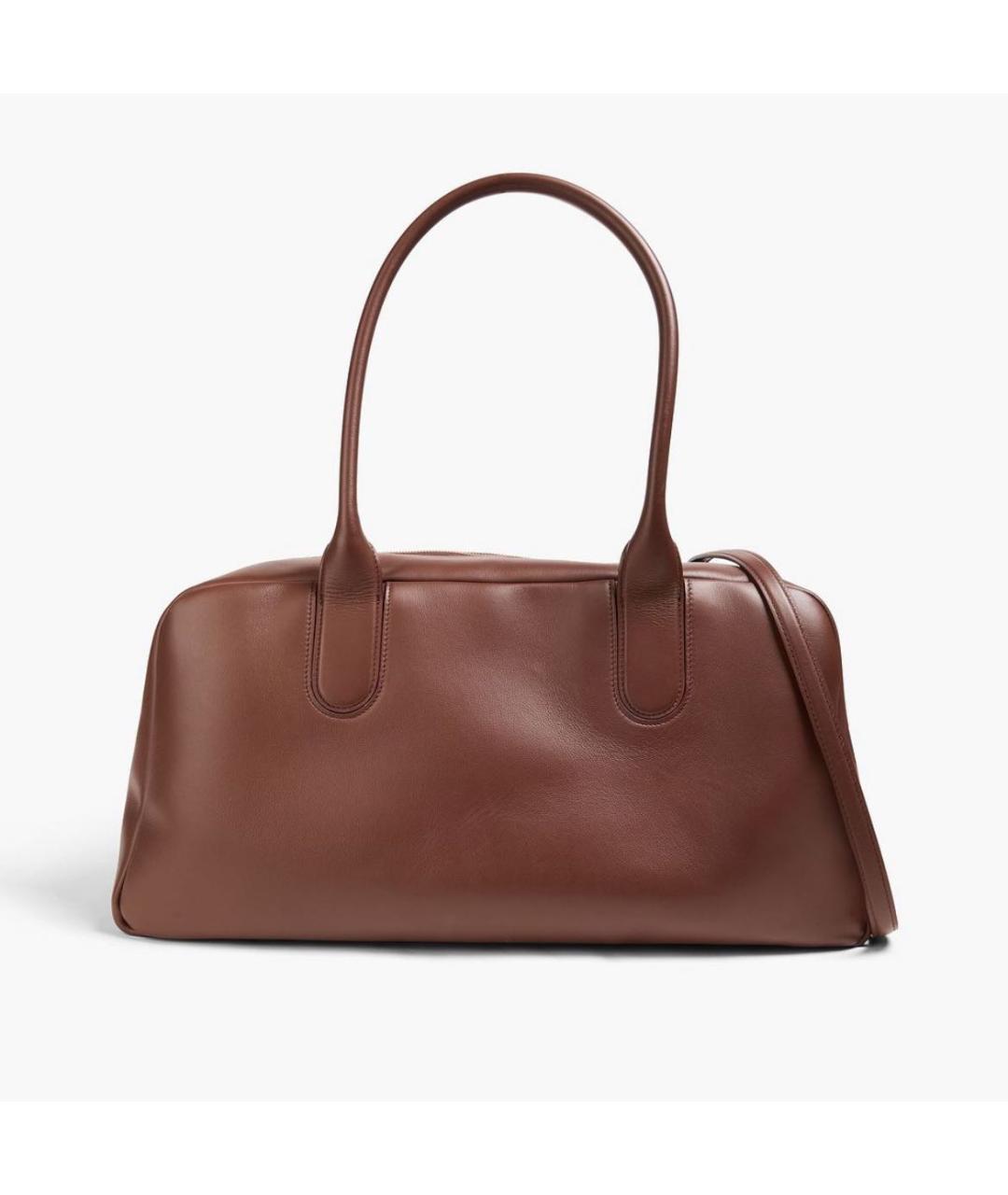 LOULOU STUDIO Коричневая кожаная сумка тоут, фото 7