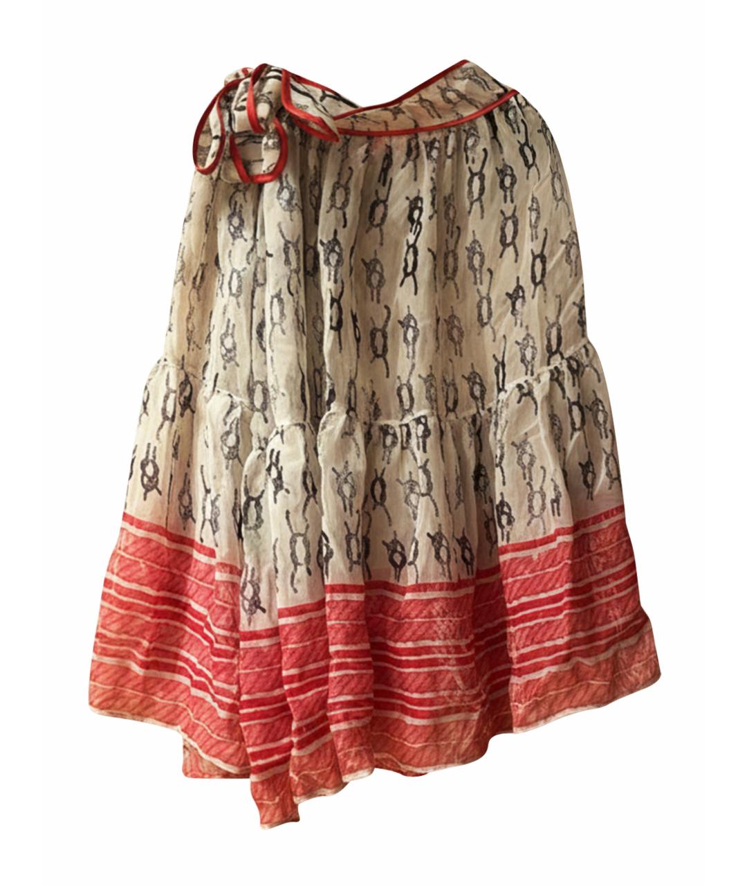 RED VALENTINO Мульти шелковая блузы, фото 1