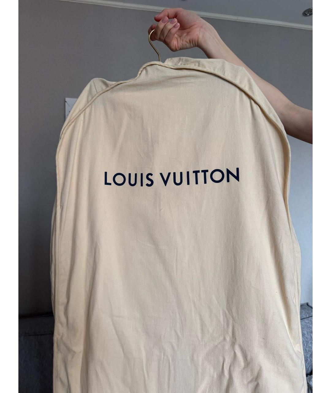 LOUIS VUITTON Белые хлопковые прямые джинсы, фото 8