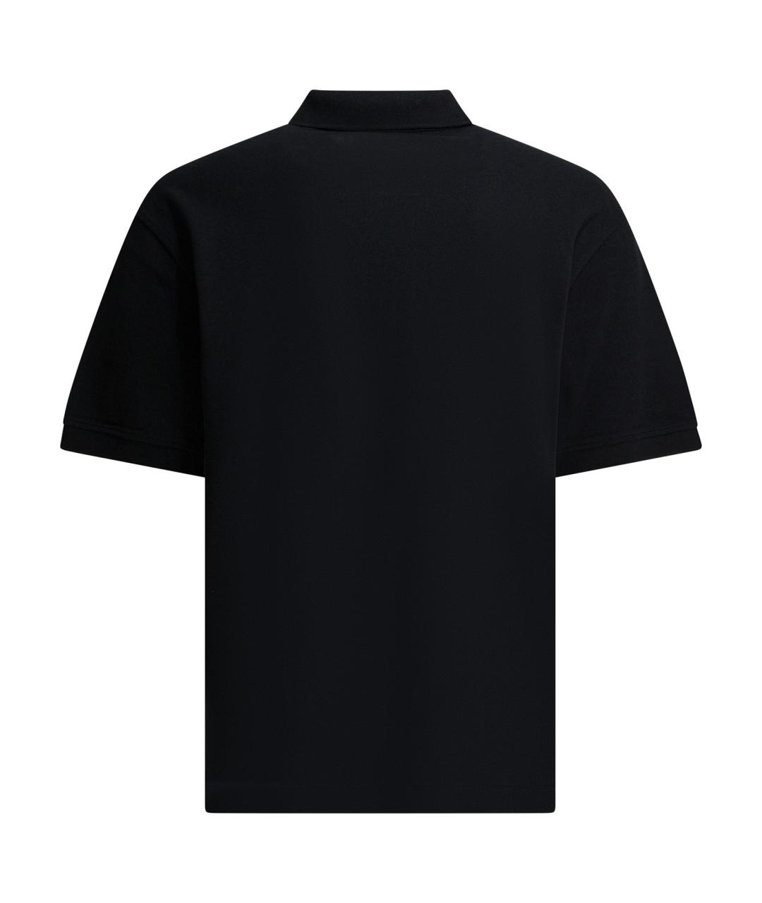STONE ISLAND Темно-синее хлопковое поло с коротким рукавом, фото 2