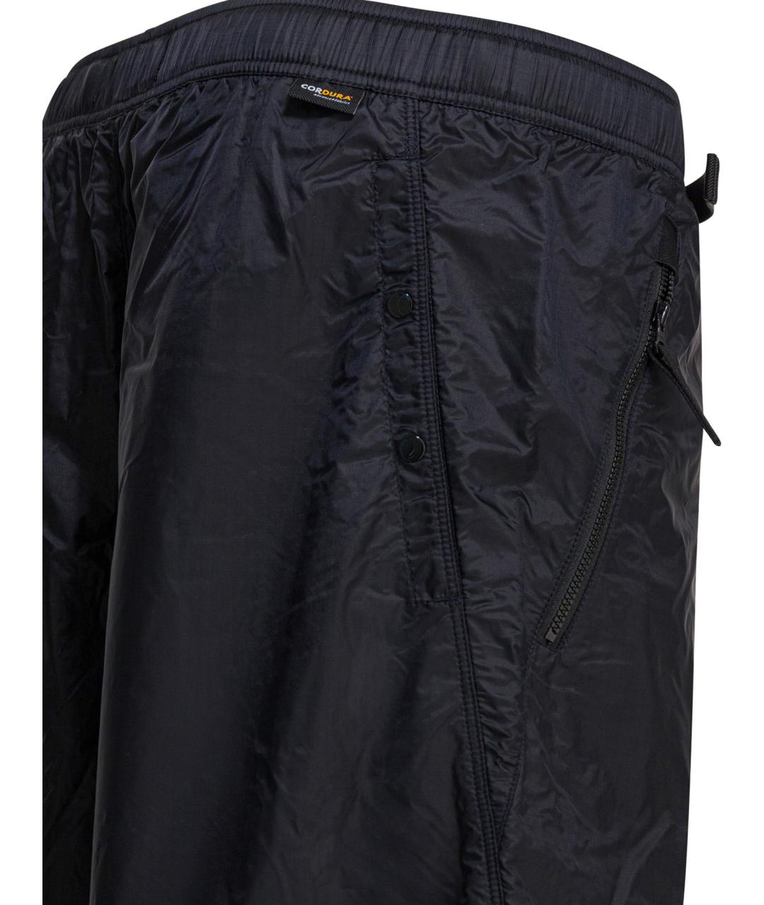 STONE ISLAND Темно-синие полиамидовые шорты, фото 4