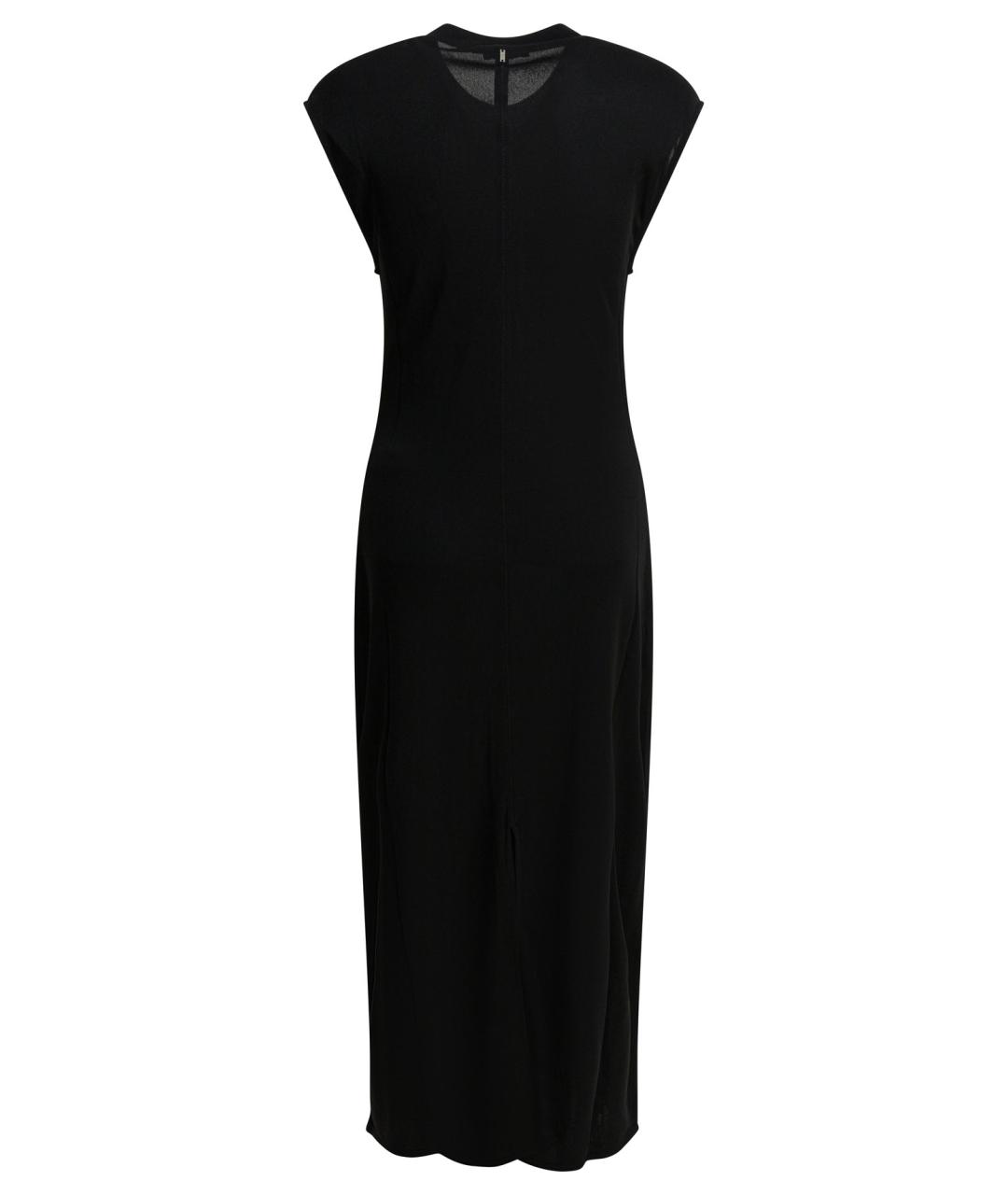 Ami Paris Черное вискозное вечернее платье, фото 2