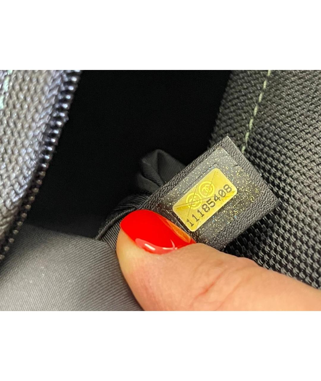 CHANEL Черная дорожная/спортивная сумка, фото 8