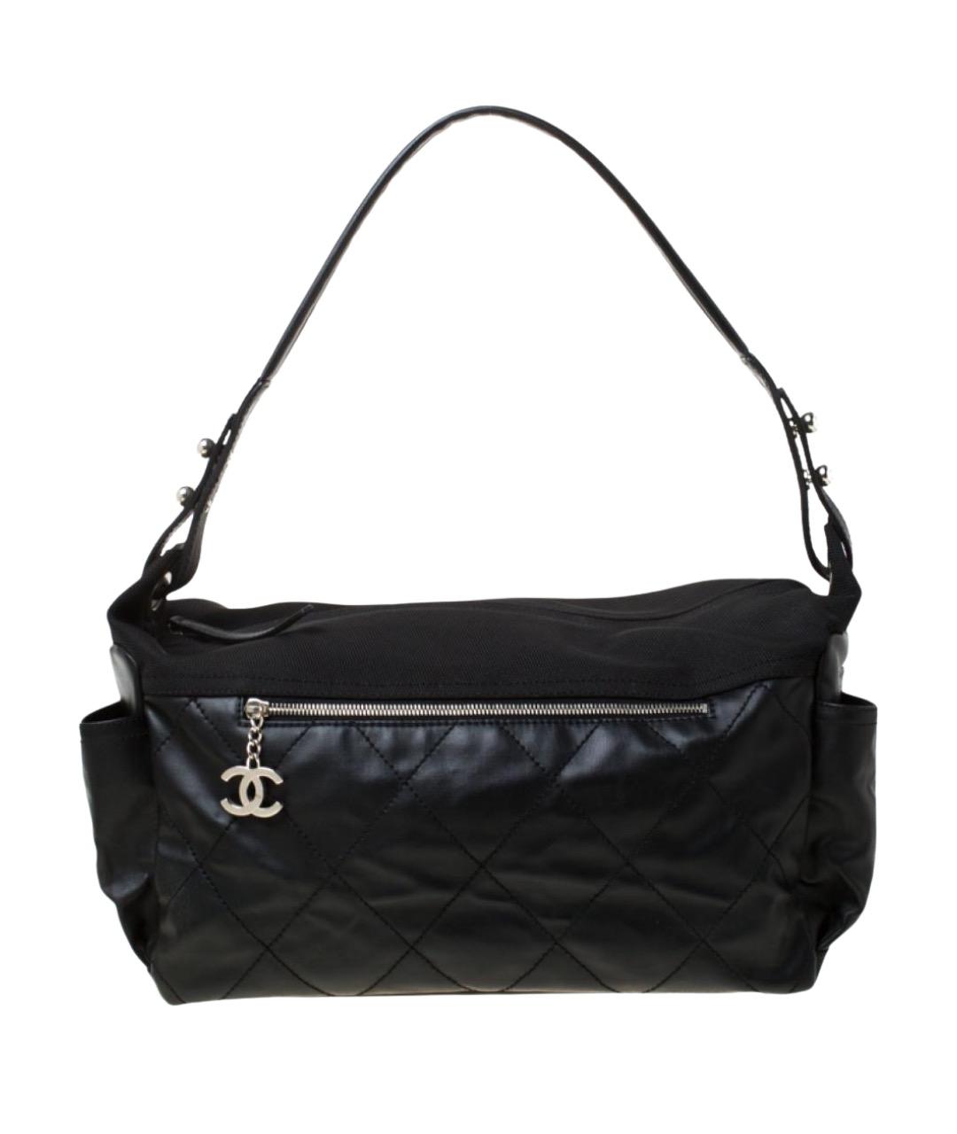 CHANEL Черная дорожная/спортивная сумка, фото 1