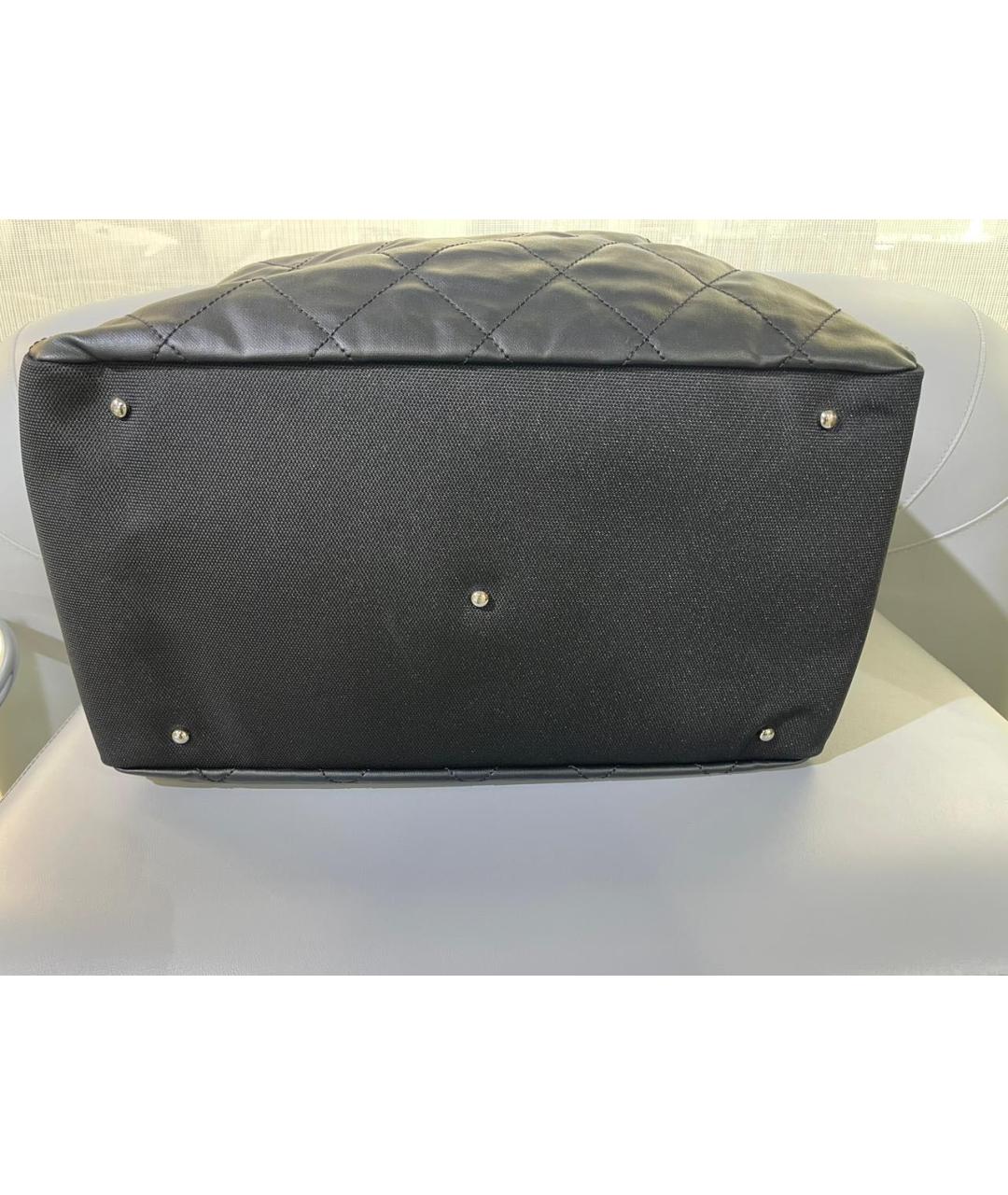 CHANEL Черная дорожная/спортивная сумка, фото 4