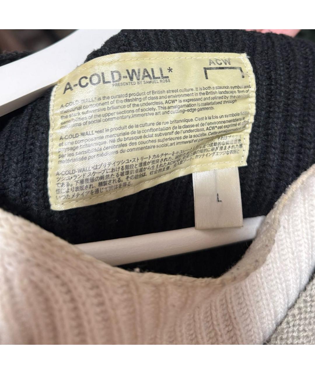 A-COLD-WALL* Бежевый хлопковый джемпер / свитер, фото 3