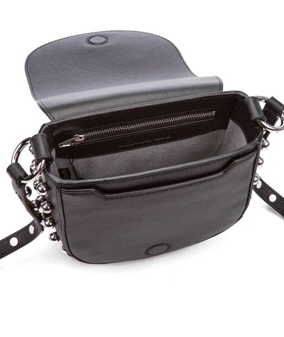 ALEXANDER WANG Бордовая кожаная сумка через плечо, фото 4