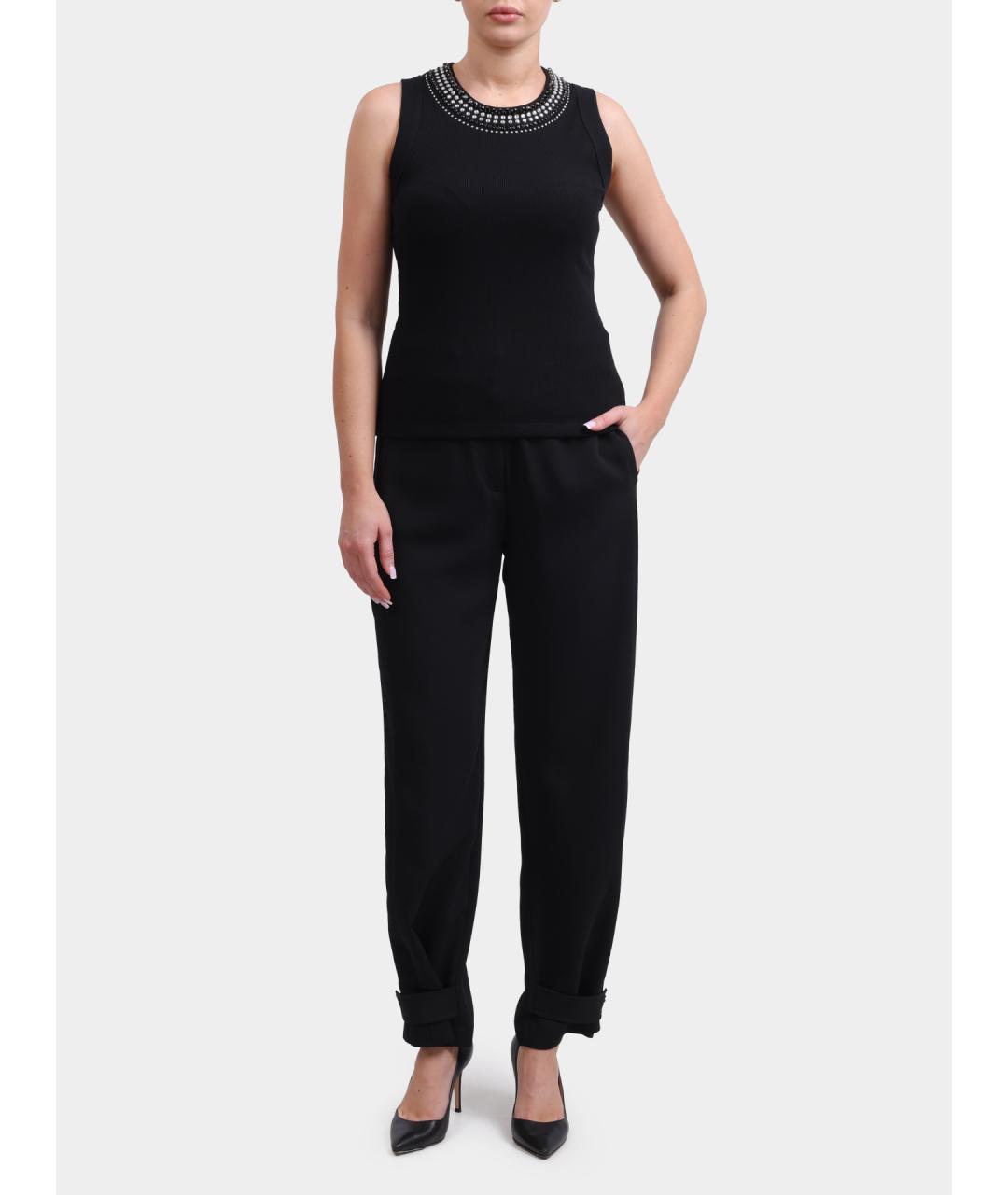 LIU JO Черные прямые брюки, фото 2