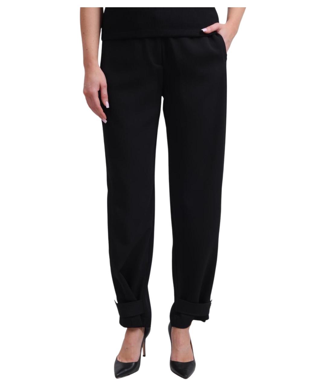 LIU JO Черные прямые брюки, фото 1