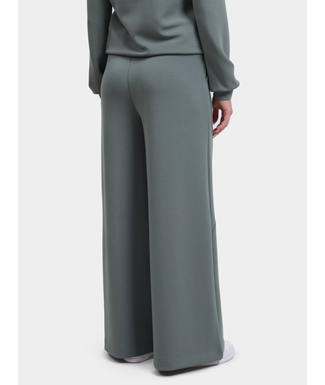 LIU JO Зеленые прямые брюки, фото 5