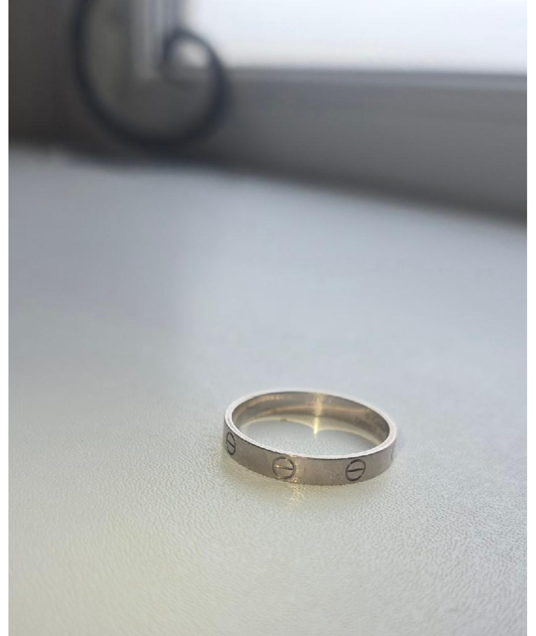 CARTIER Серебряное кольцо из белого золота, фото 2