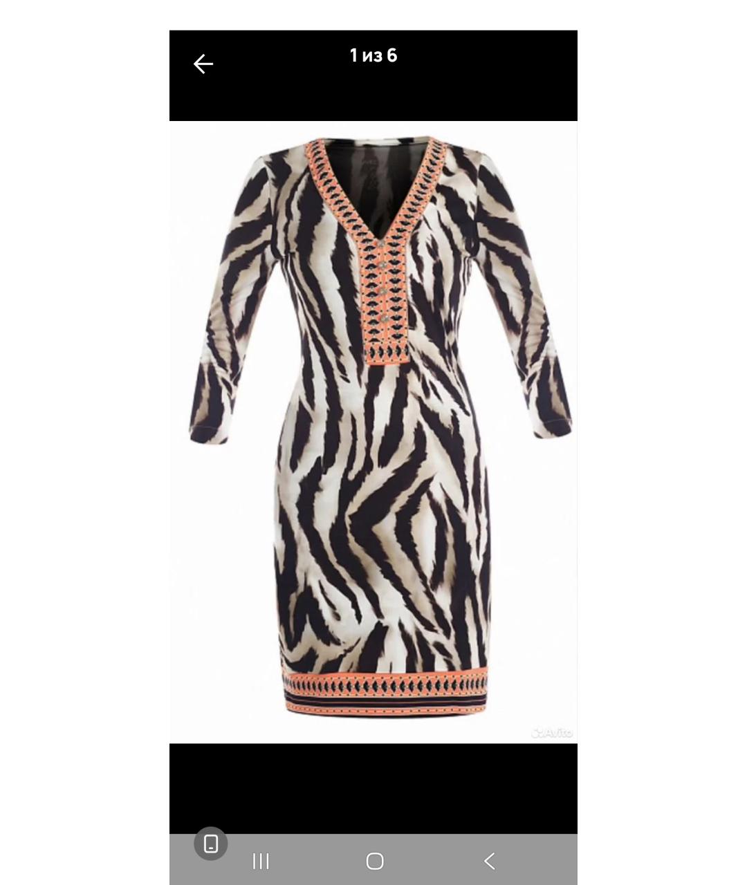 MARC JACOBS Мульти вискозное платье, фото 4