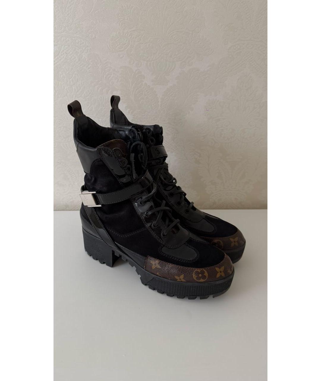 LOUIS VUITTON Черные ботинки, фото 5