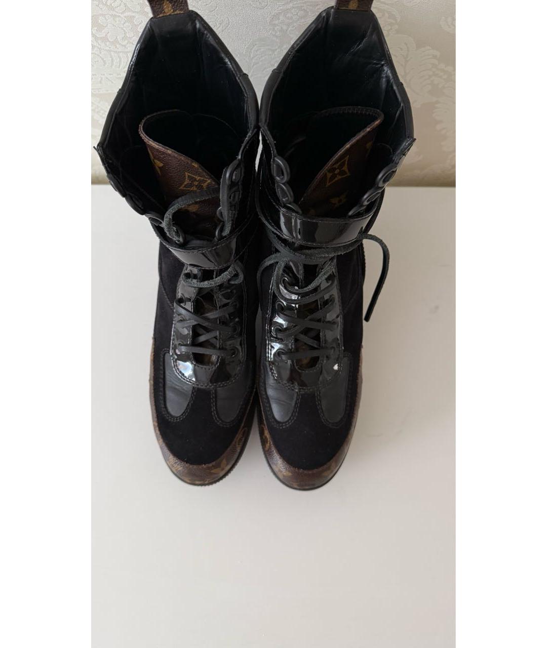 LOUIS VUITTON Черные ботинки, фото 3