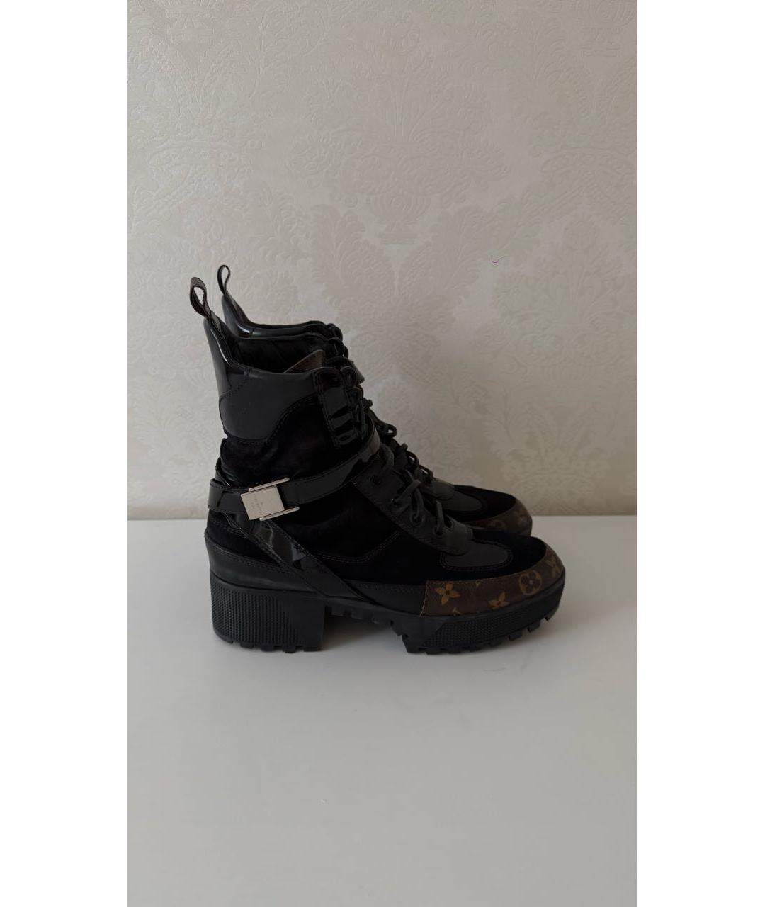 LOUIS VUITTON Черные ботинки, фото 7