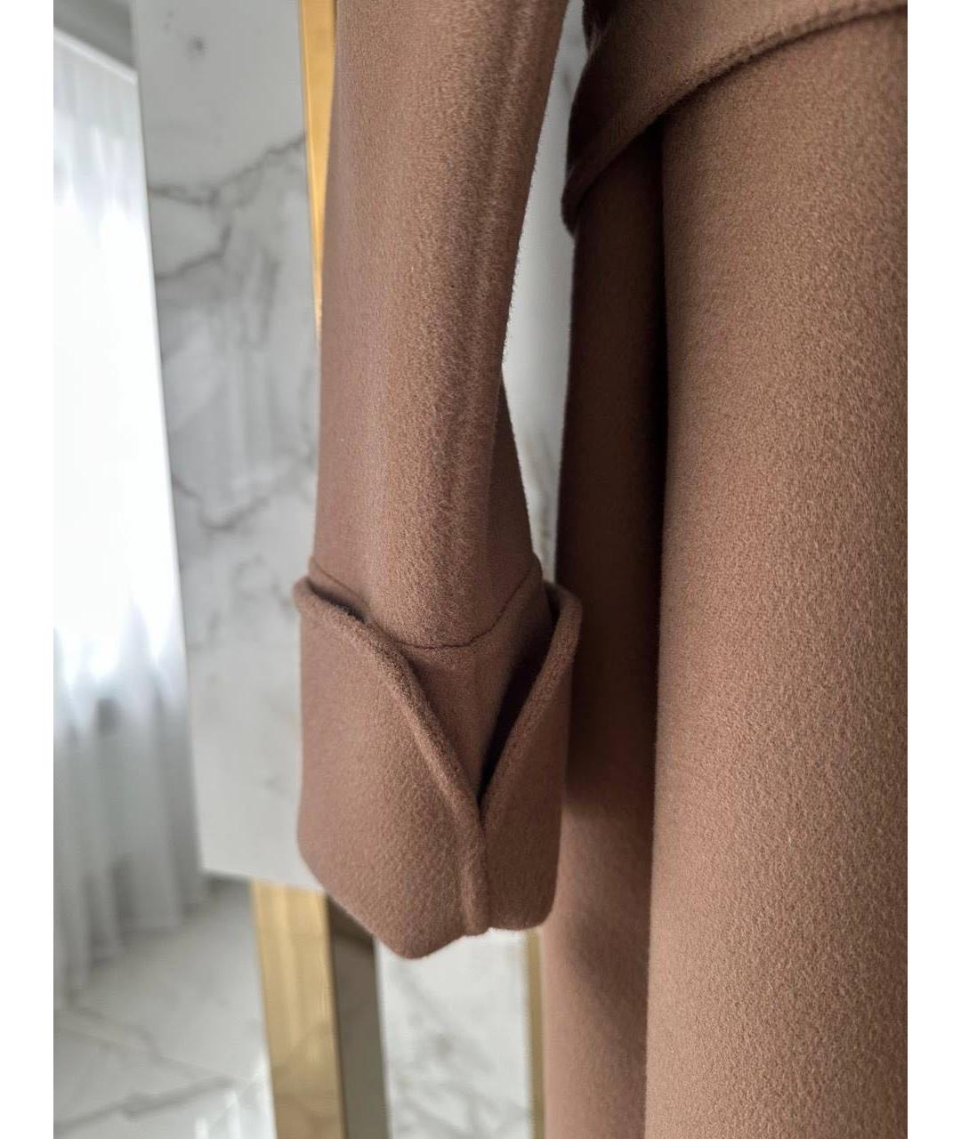 'S MAX MARA Бежевое шерстяное пальто, фото 4