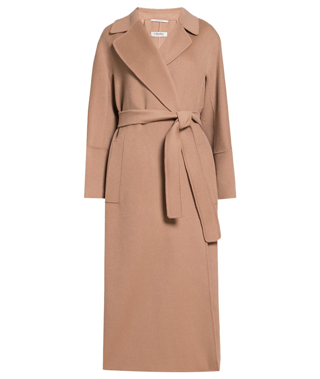 'S MAX MARA Бежевое шерстяное пальто, фото 1